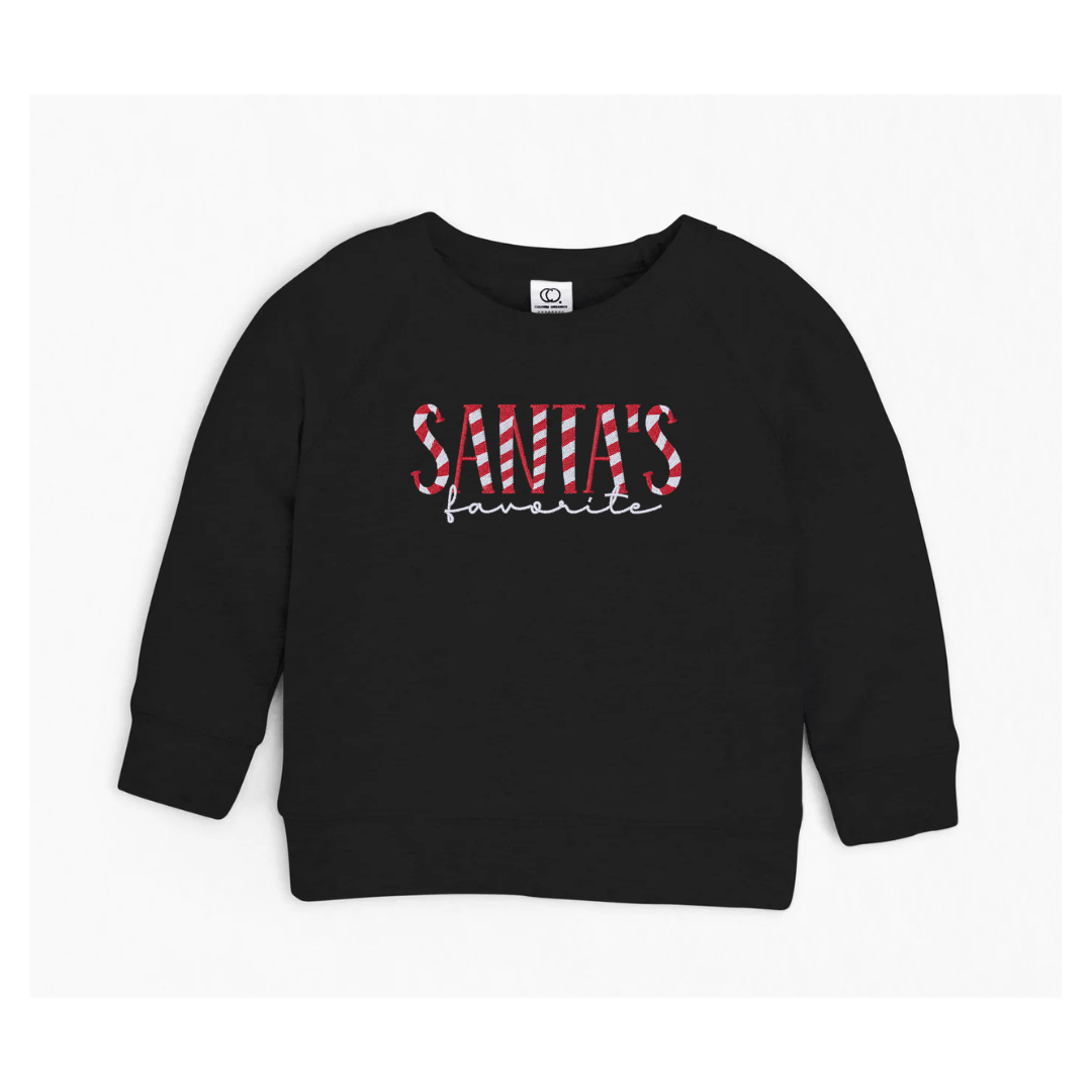 "Santa's Favorite" Kids Crew | Colored Organics