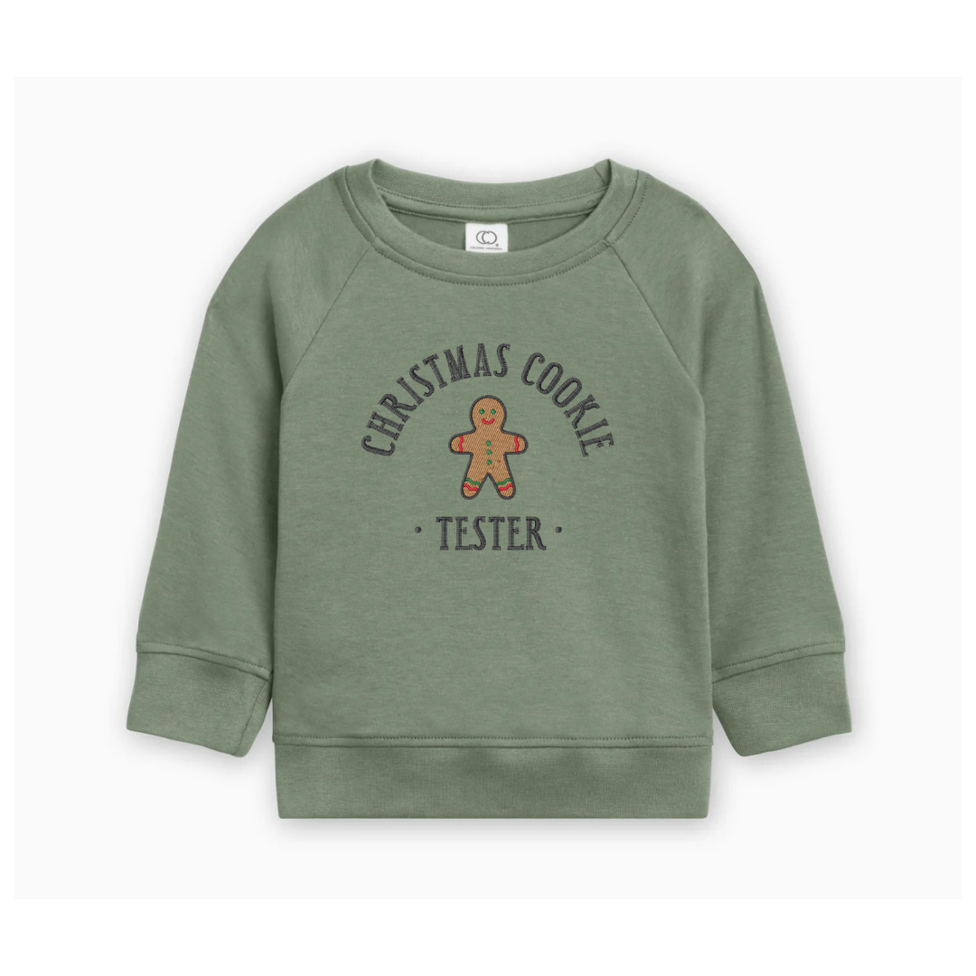 "Christmas Cookie Tester" Kids Crew | Colored Organics