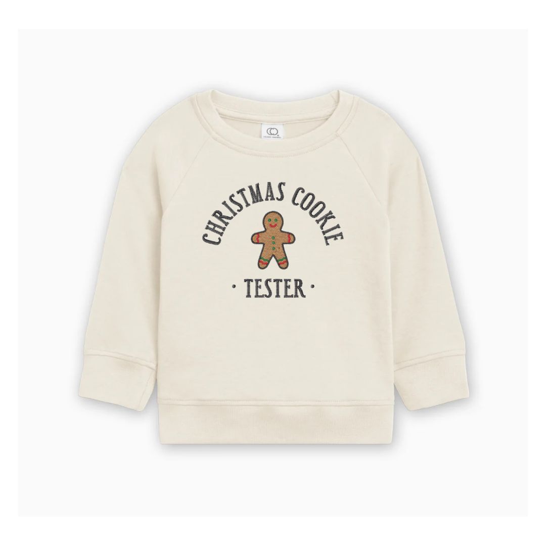 "Christmas Cookie Tester" Kids Crew | Colored Organics