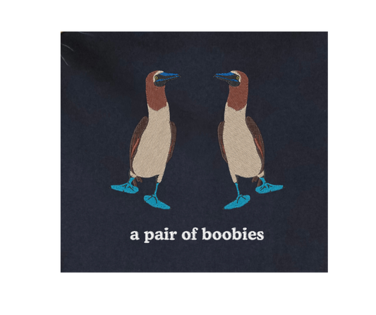 Inappropriate Birds Tee: Blue-Footed Booby