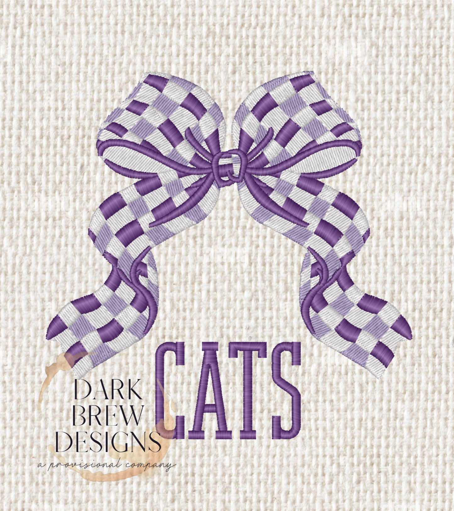 Customizable Gingham Bow