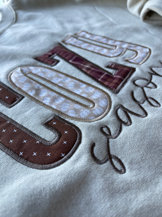 Cozy Season Applique Crewneck | Gildan