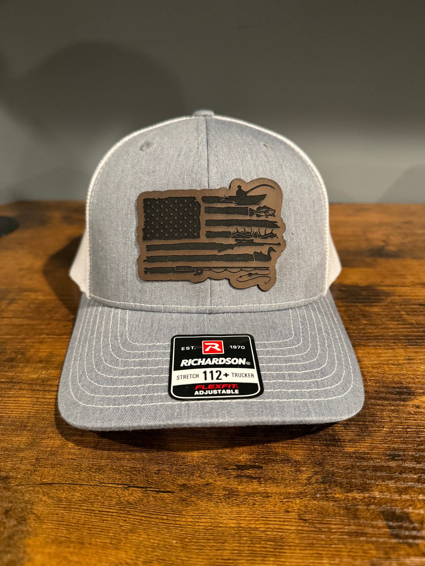 "All-American Fisherman" Leather Patch Hat