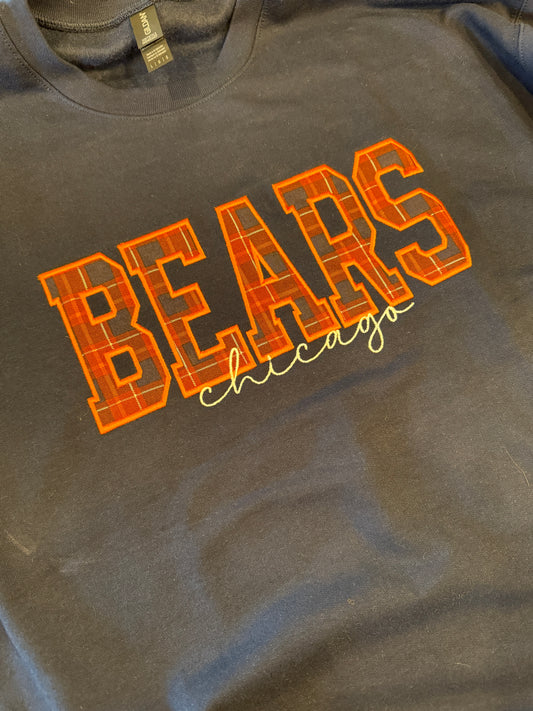 Chicago Bears Applique Crewneck
